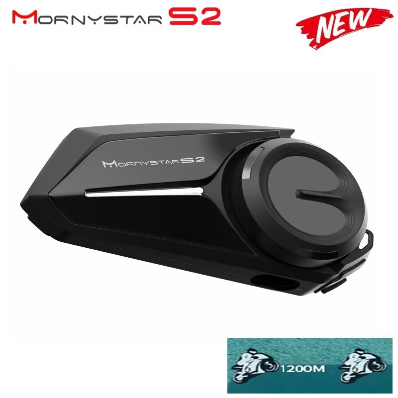 Universal Motorcycle Helmet Intercom Headset - Mornystar S2 Helmet Headset Motorcycle Intercom