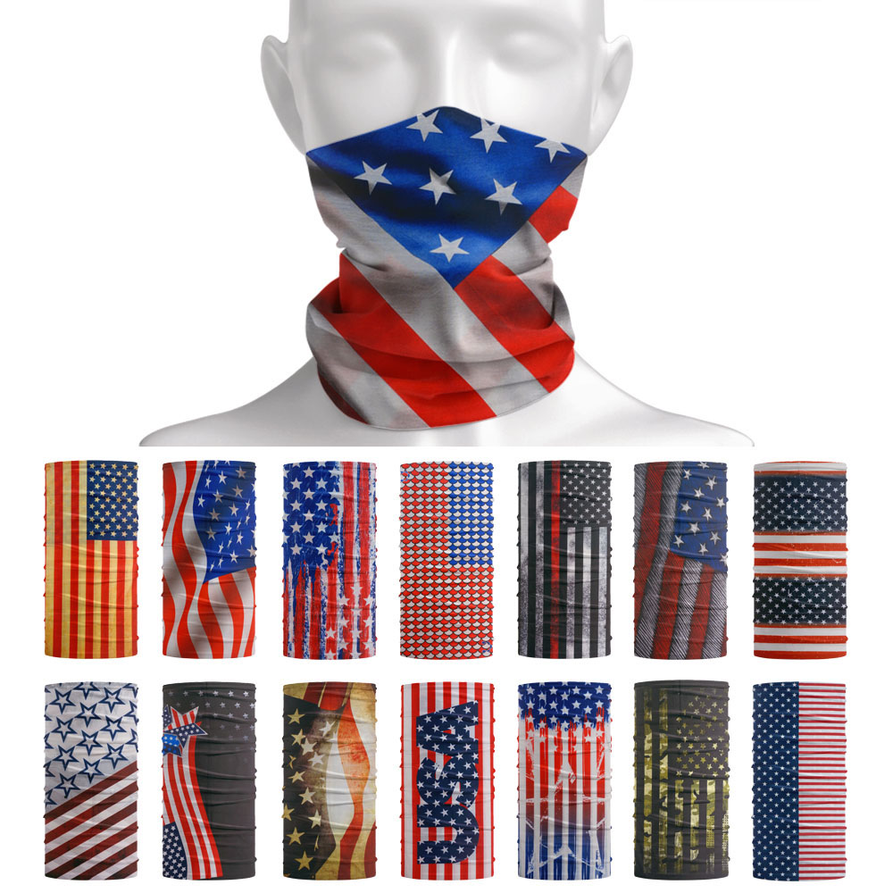 USA Flag Pattern Sun Protectiv - Riding Gear ulasan dan harga