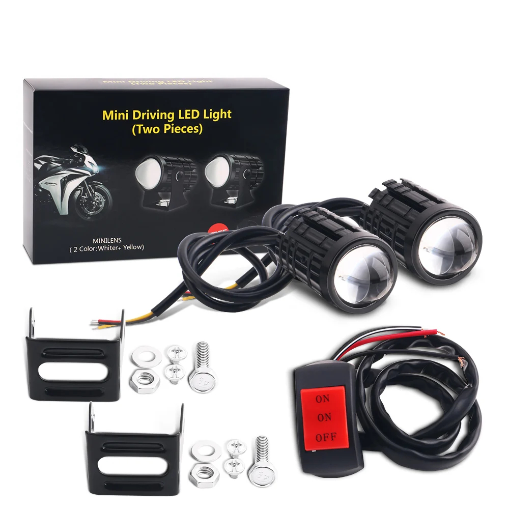Universal Motorcycle LED Headl - Universal Motorcycle Led Headlight Projector ulasan dan harga