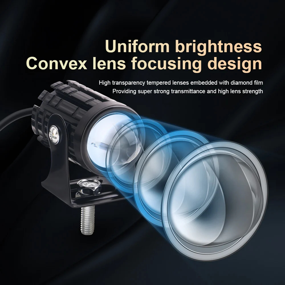 Universal Motorcycle LED Headl - Universal Motorcycle Led Headlight Projector ulasan dan harga