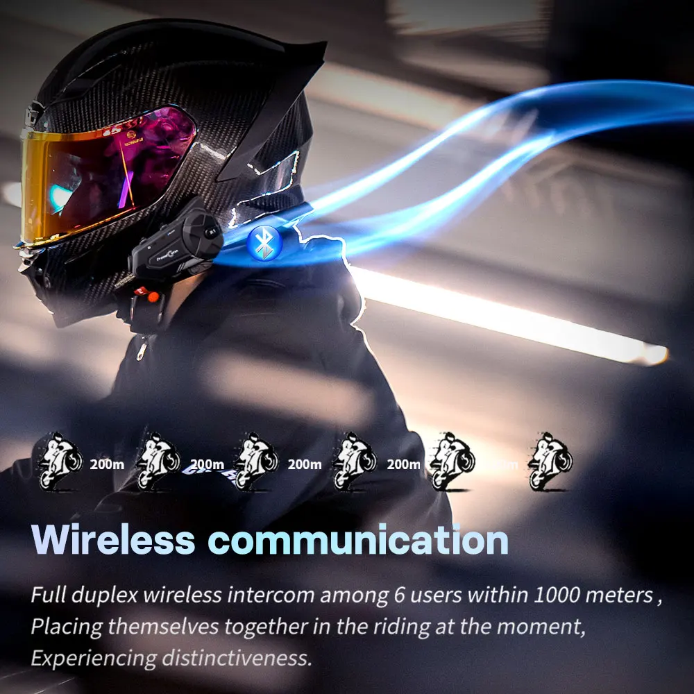 Freedconn Motorcycle Intercom  - Universal Motorcycle Helmet Intercom Headset ulasan dan harga