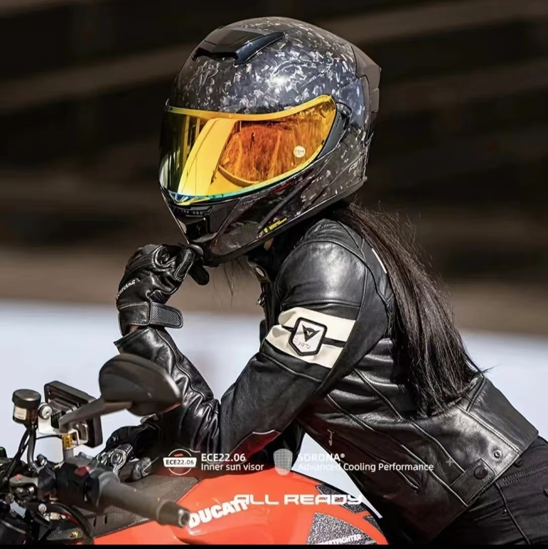 AR 12K Carbon Fiber Motorcycle - Carbon Fiber Lightweight Motorcycle Helmet ulasan dan harga