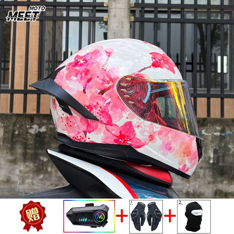 ORZ Motorcycle Bluetooth Helme - Full Face Motorcycle Helmet With Bluetooth ulasan dan harga