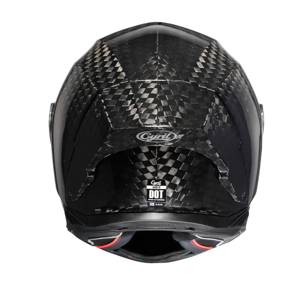 Unisex Lightweight Carbon Fibe - Carbon Fiber Lightweight Motorcycle Helmet ulasan dan harga