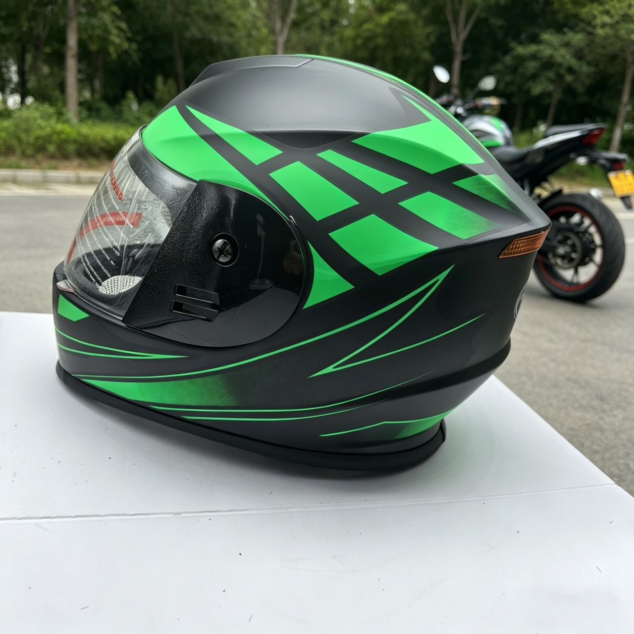 Men's Full Face Motorcycle Hel - Dual Visor Motorcycle Racing Helmet ulasan dan harga