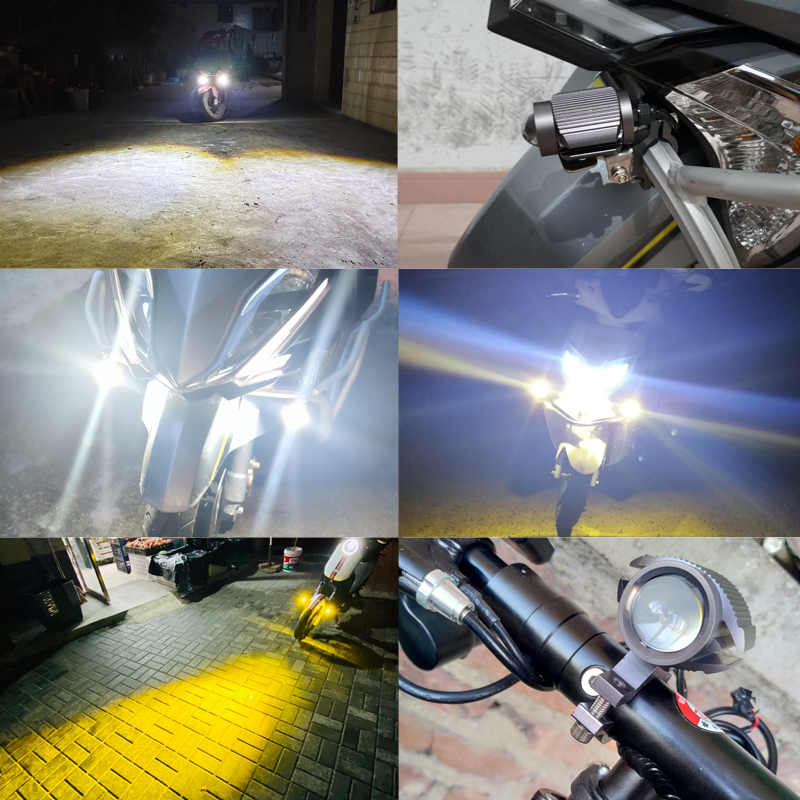 Motorcycle LED Light motorcycl - Universal Motorcycle Led Headlight Projector ulasan dan harga