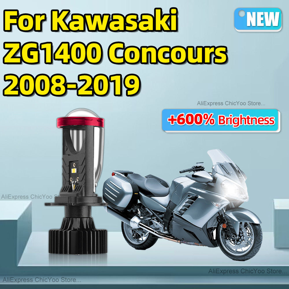 For Kawasaki ZG1400 Concours 2 - Universal Motorcycle Led Headlight Projector ulasan dan harga