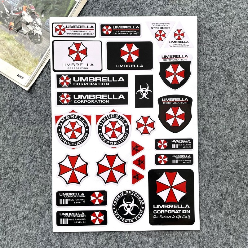 Hot Residents Evils Umbrella W - Motorcycle Helmets ulasan dan harga