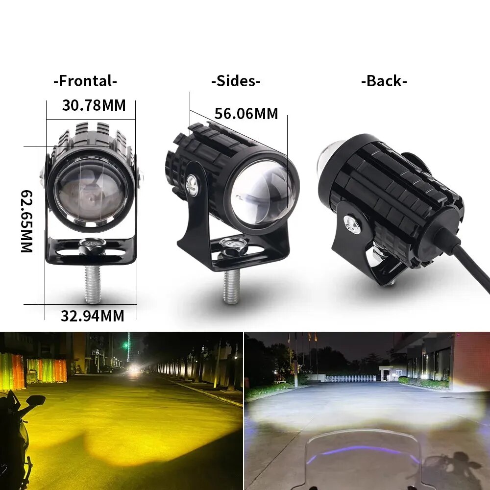 Universal Motorcycle LED Headl - Universal Motorcycle Led Headlight Projector ulasan dan harga