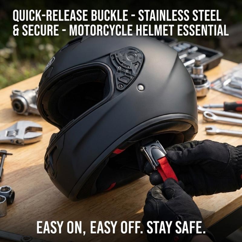G7NA Motorcycle Helmets necess - Quick Release Buckle Motorcycle Helmet ulasan dan harga