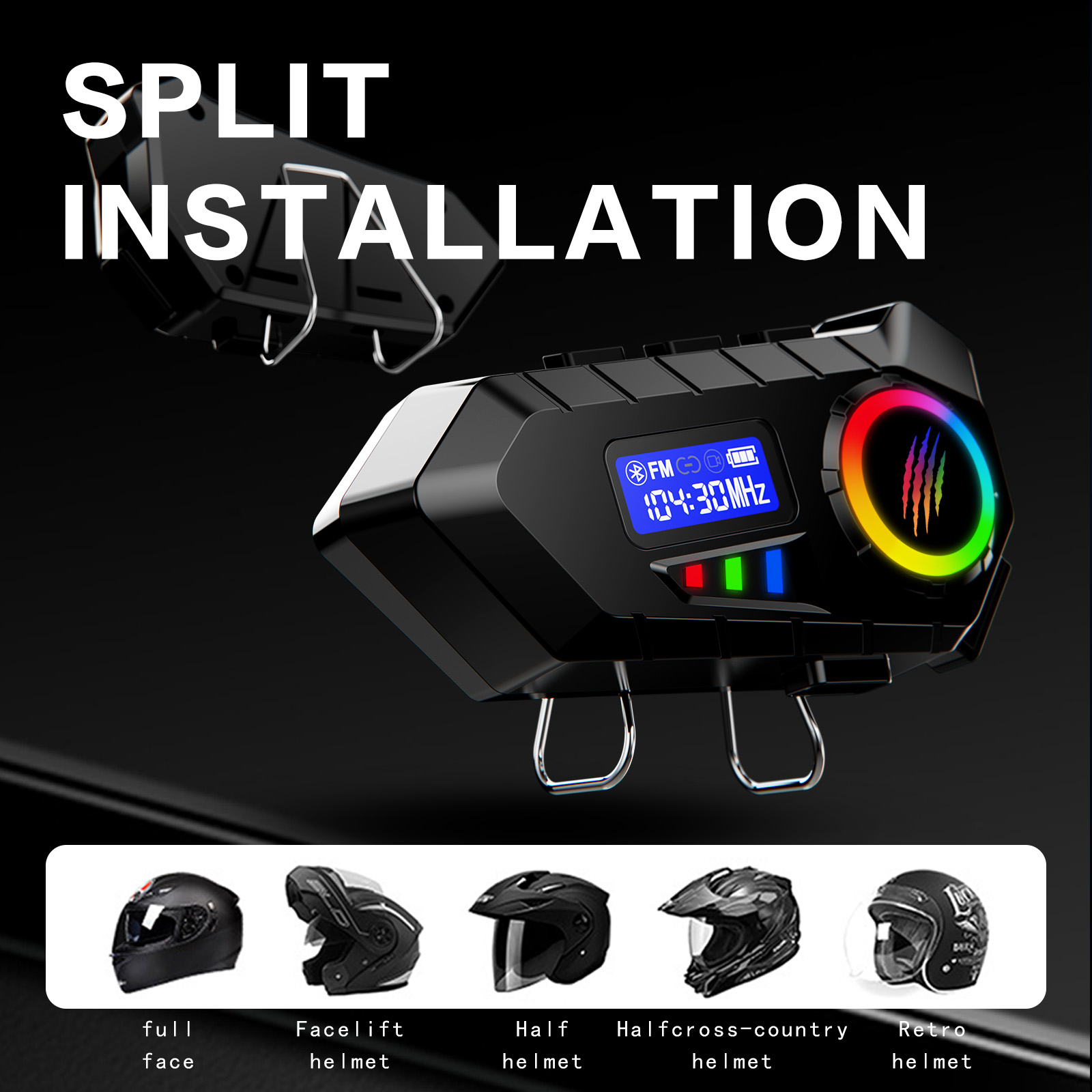 Y30 Motorcycle Helmet Headset  - Full Face Motorcycle Helmet With Bluetooth ulasan dan harga