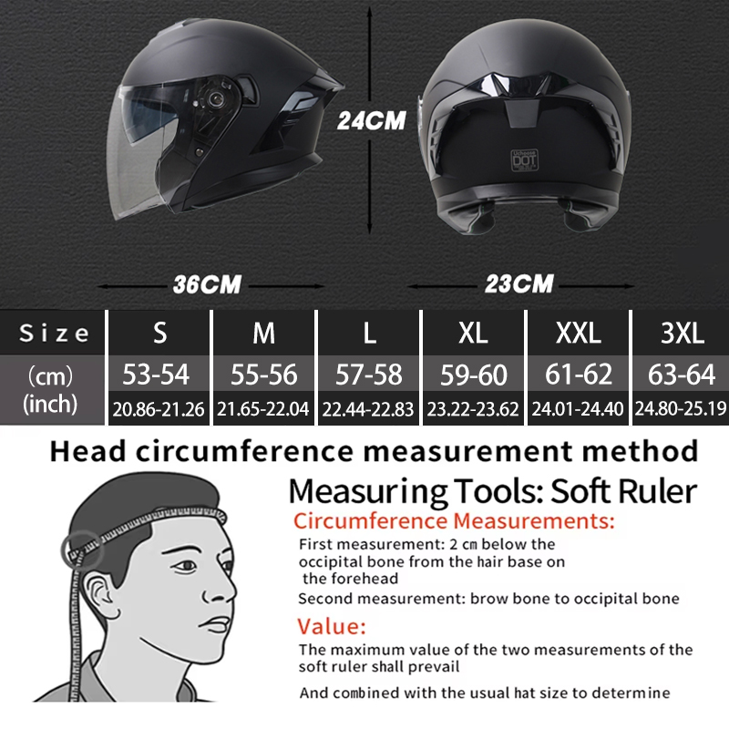 715 Motorcycle Dual Visor Flip - Dual Visor Motorcycle Racing Helmet ulasan dan harga