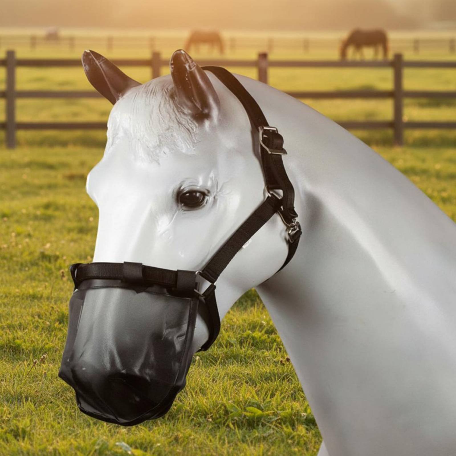 Horse Nose Guard Sturdy Horse  - Riding Gear ulasan dan harga