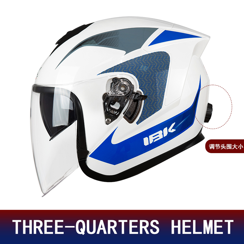 Dual Lens 3/4 Half Face Motorc - Motorcycle Helmet Inner Sun Visor Lens ulasan dan harga