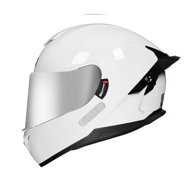 Airo Motorcycle Full Face Helm - Dual Visor Motorcycle Racing Helmet ulasan dan harga