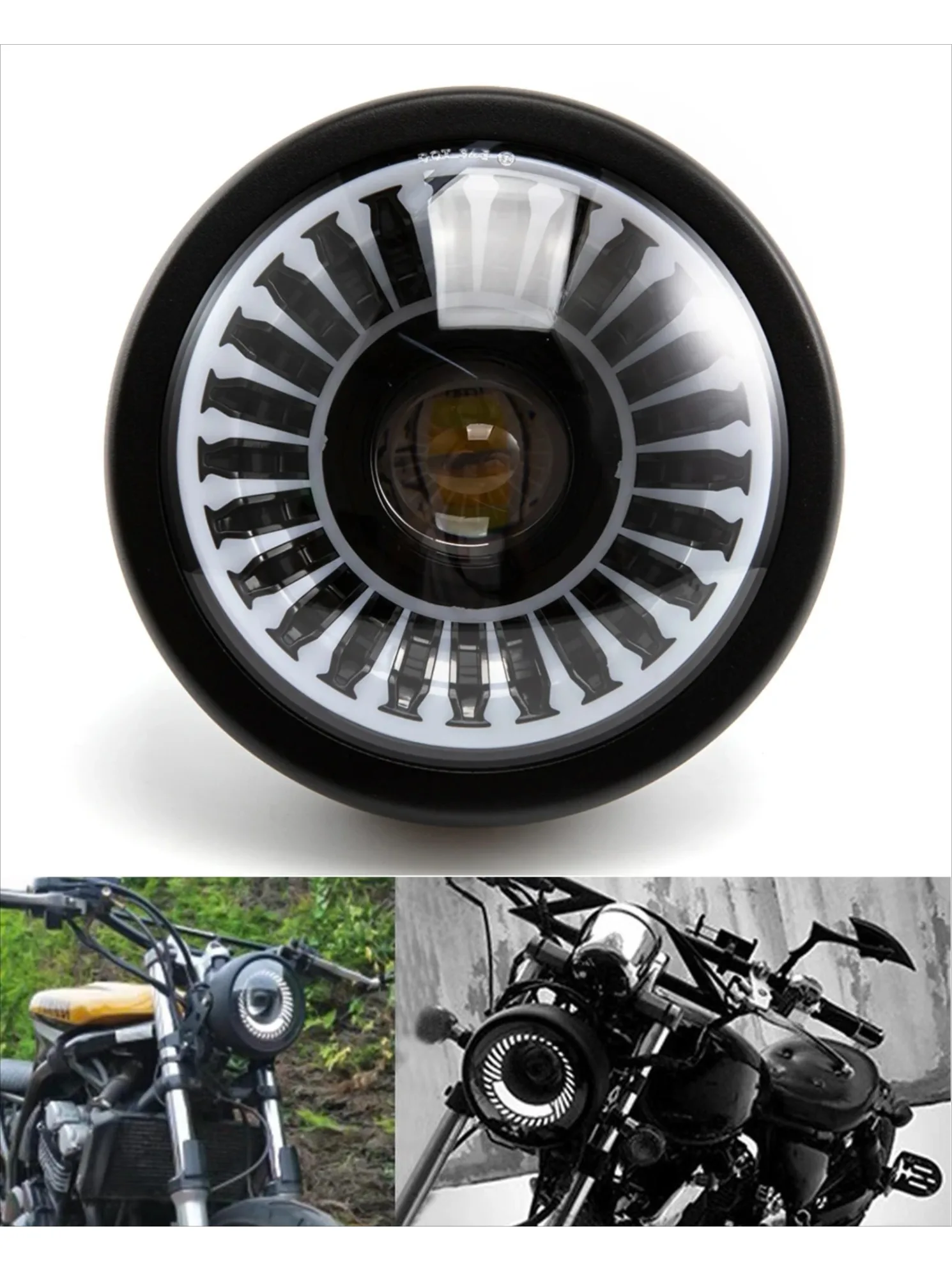 Motorcycle 6.5 Inch Universal  - Universal Motorcycle Led Headlight Projector ulasan dan harga