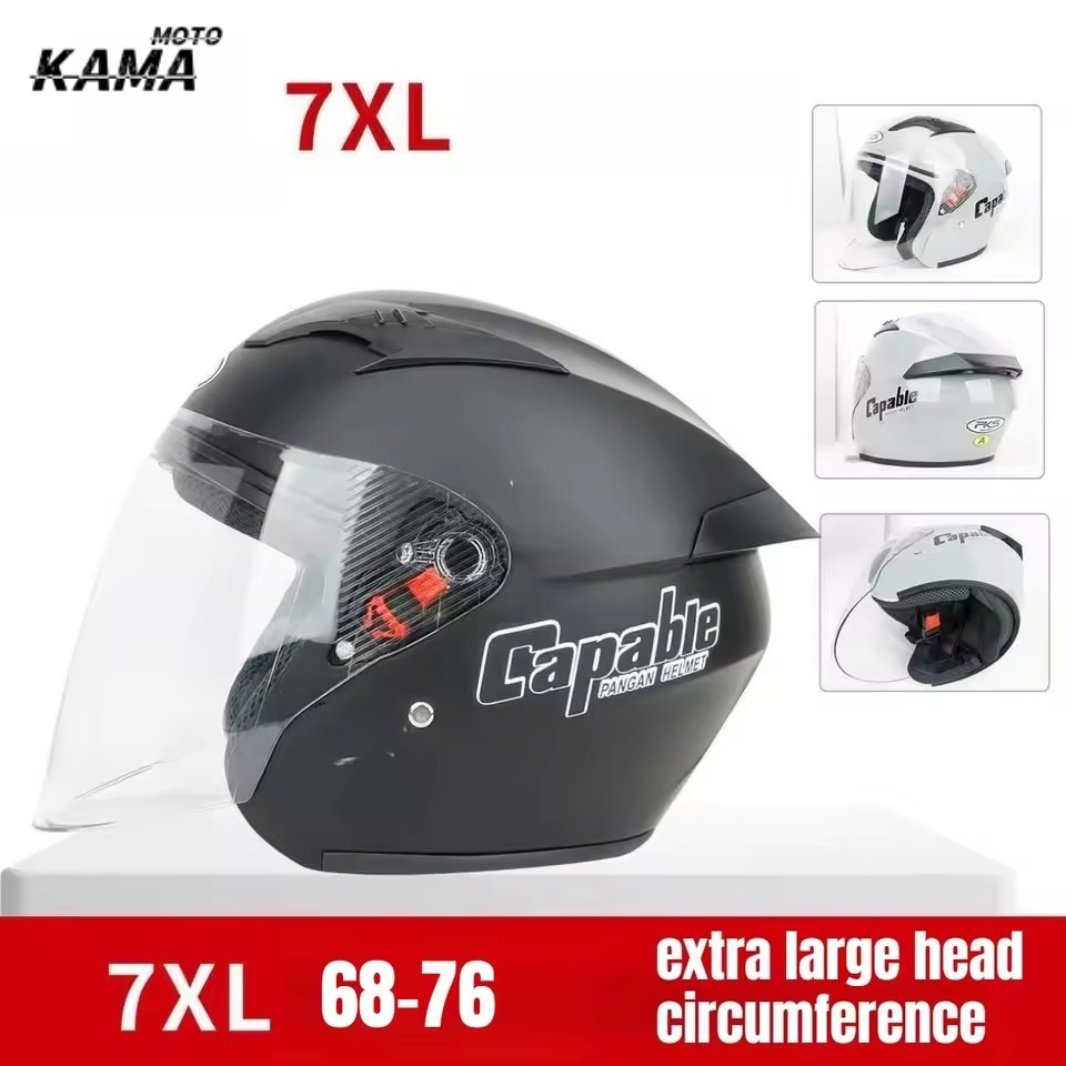 Large Motorcycle Helmet Men's  - Dual Visor Motorcycle Racing Helmet ulasan dan harga