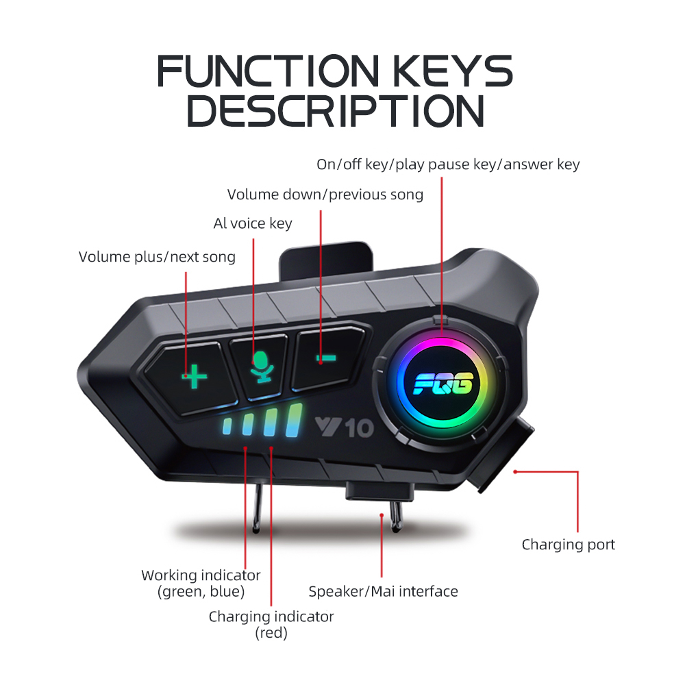 Motorcycle 5.3 Bluetooth Helme - Full Face Motorcycle Helmet With Bluetooth ulasan dan harga