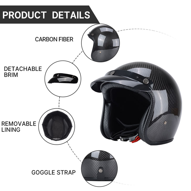 Super Lightweight Carbon Fiber - Carbon Fiber Lightweight Motorcycle Helmet ulasan dan harga