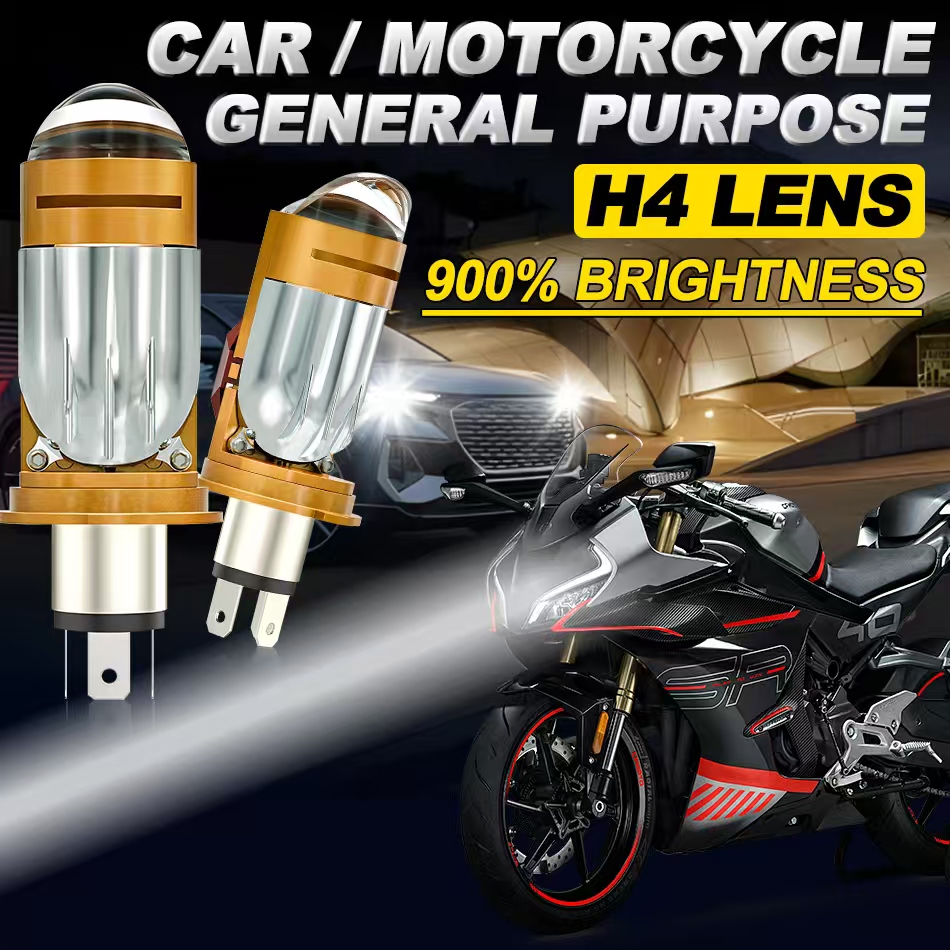 CAMOTO Bi LED Lens Projector H - Universal Motorcycle Led Headlight Projector ulasan dan harga