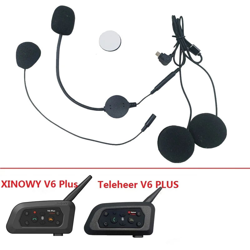 Type-C Earphone Speaker 2 in 1 - Universal Motorcycle Helmet Intercom Headset ulasan dan harga