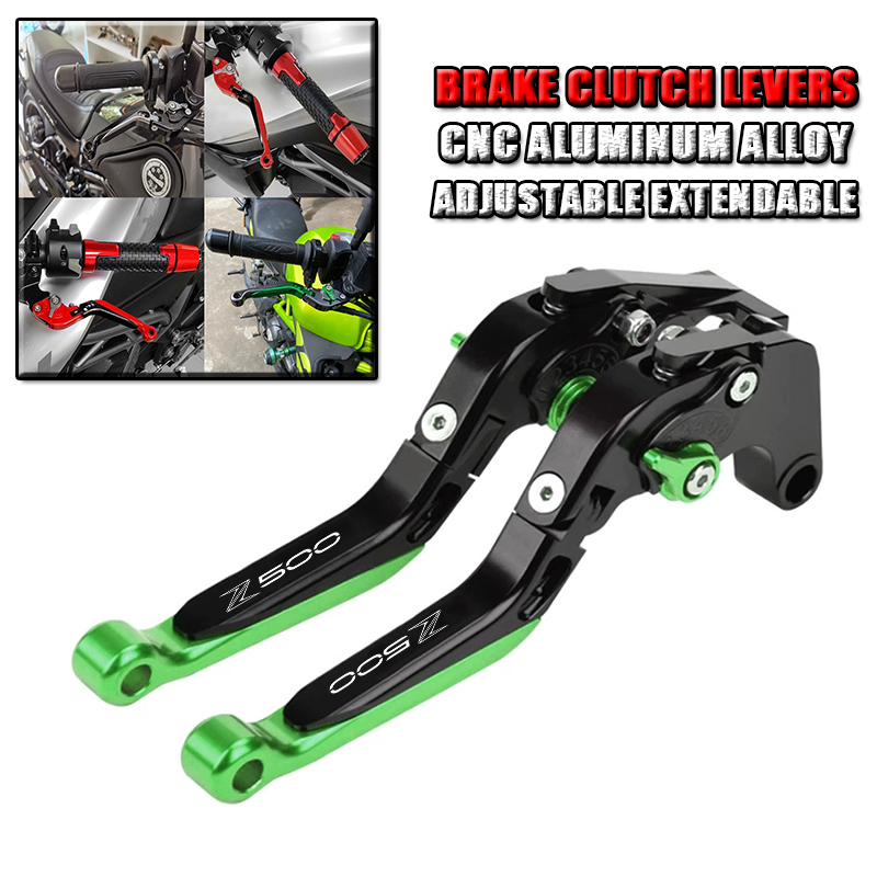 For KAWASAKI Z500 Z 500 2025-2 - Cnc Aluminum Adjustable Brake Clutch Levers ulasan dan harga