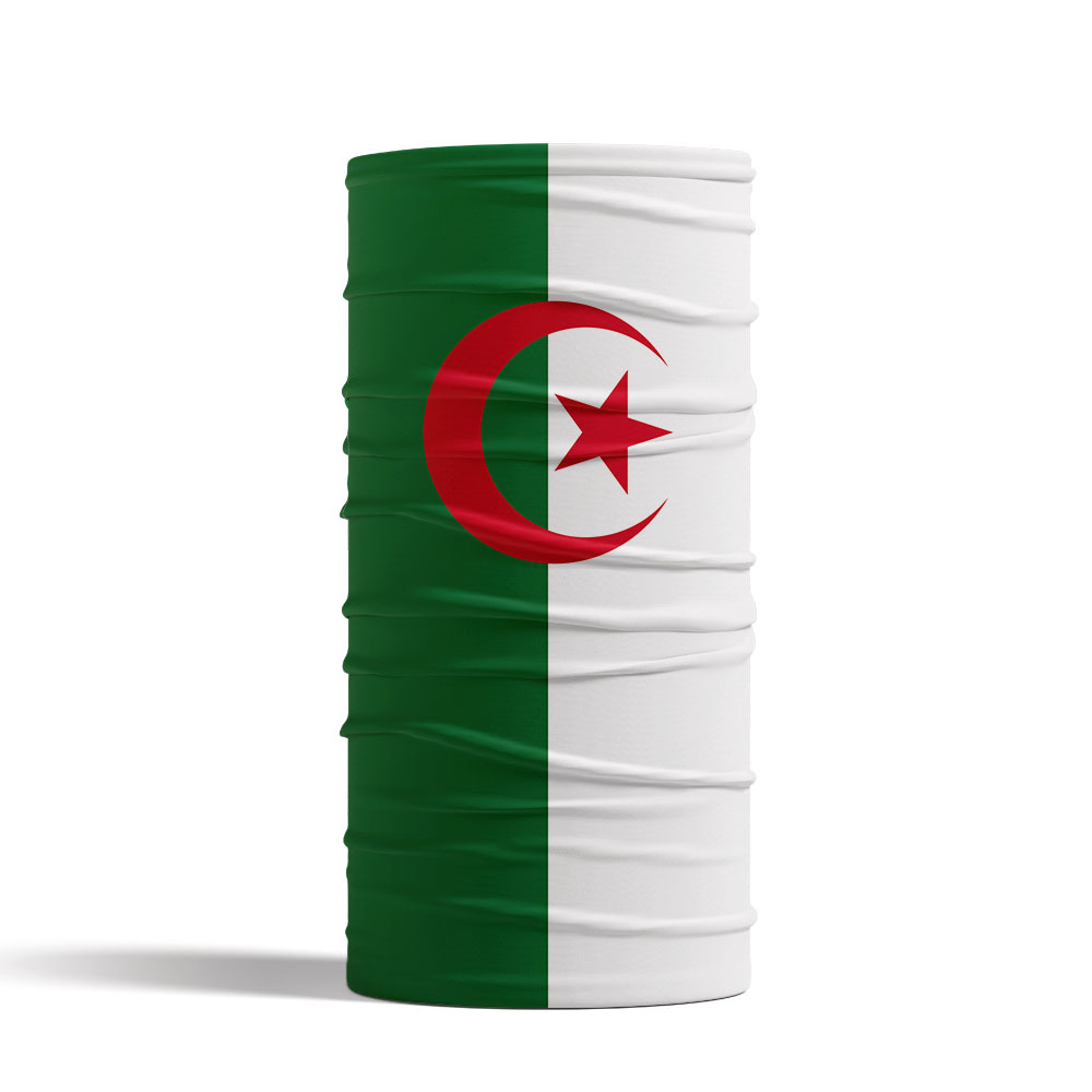Algeria Flag Printed Bandana H - Riding Gear ulasan dan harga