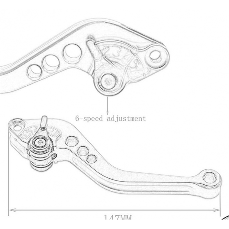 For GROM MSX 125 MSX125 2014-2 - Cnc Aluminum Adjustable Brake Clutch Levers ulasan dan harga