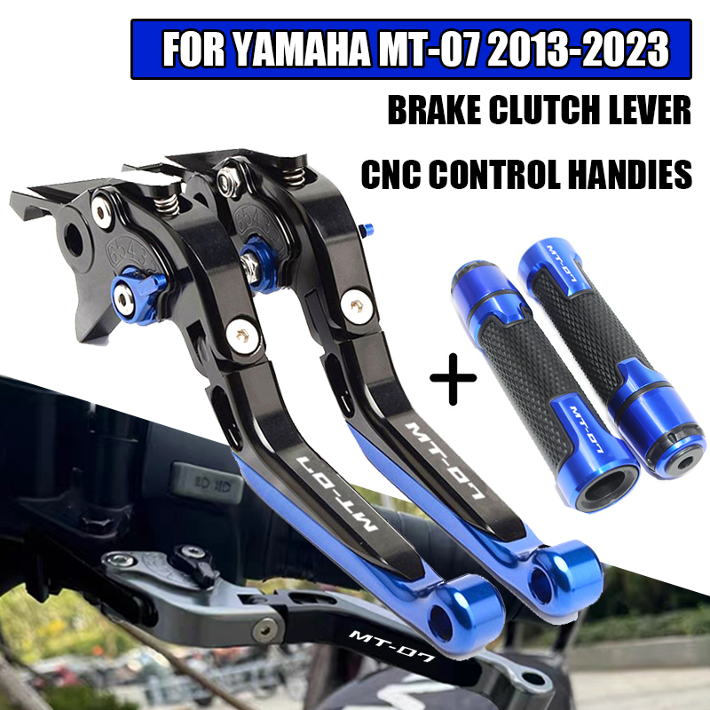 For MT-07 FZ-07 MT 07 FZ07 MT0 - Cnc Aluminum Adjustable Brake Clutch Levers ulasan dan harga