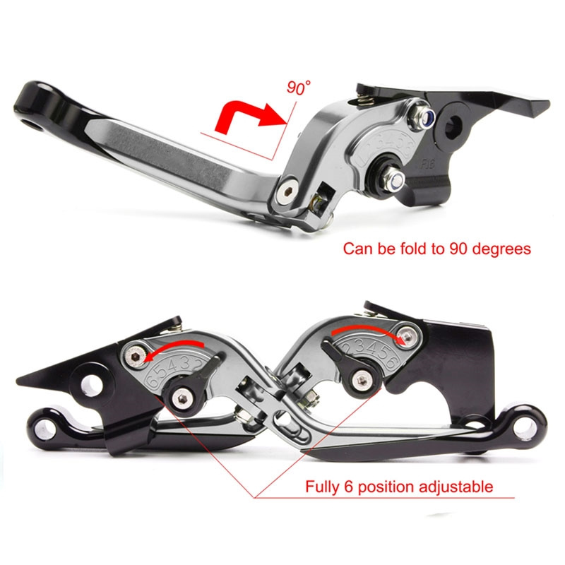 For MT-07 FZ-07 MT 07 FZ07 MT0 - Cnc Aluminum Adjustable Brake Clutch Levers ulasan dan harga