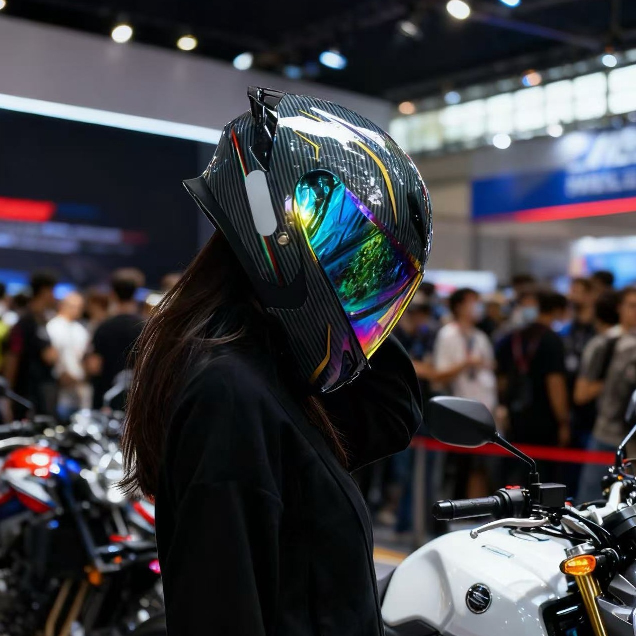 Certified Modular Flip Up Moto - Dual Visor Motorcycle Racing Helmet ulasan dan harga