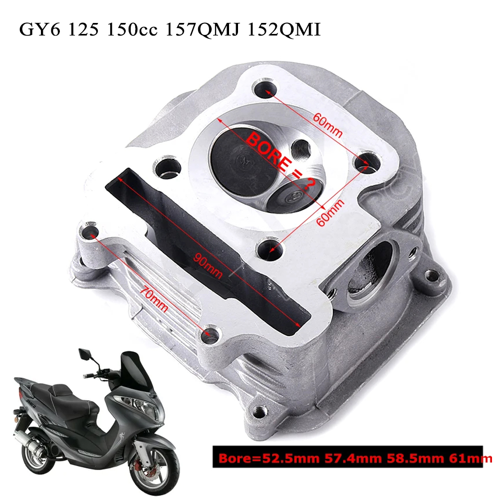 GY6 Cylinder Head Motorcycle P - Scooter Parts ulasan dan harga