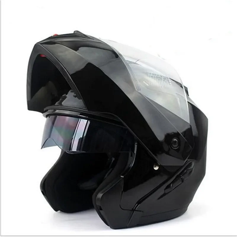 Latest DOT Approved Safety Mod - Dual Visor Motorcycle Racing Helmet ulasan dan harga