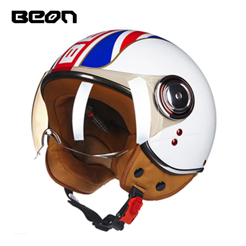 Capacete BEON 110B Open Face M - Vintage Open Face Retro Helmet ulasan dan harga