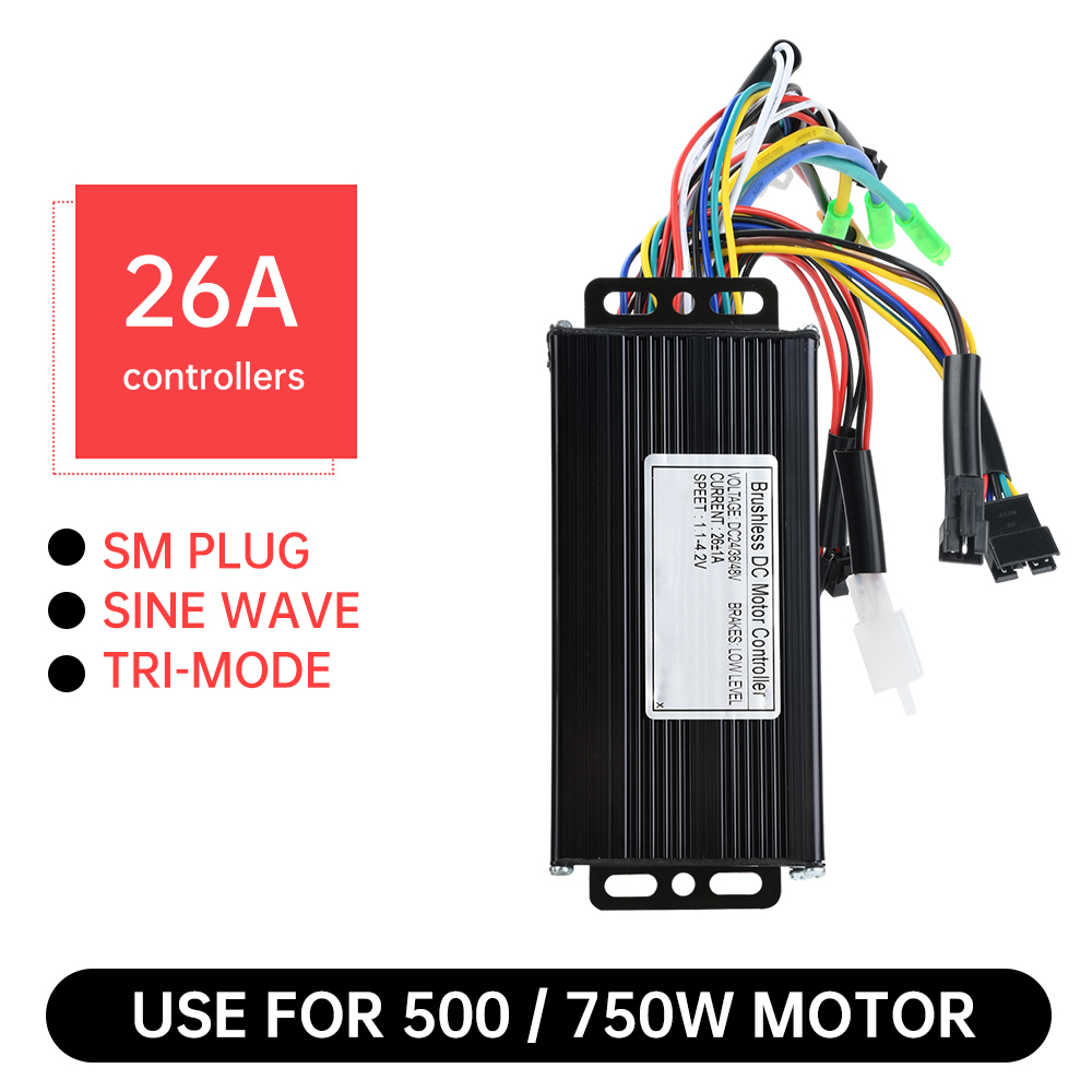 26A 500/750W DC 24V/36/48V E-b - Scooter Parts ulasan dan harga