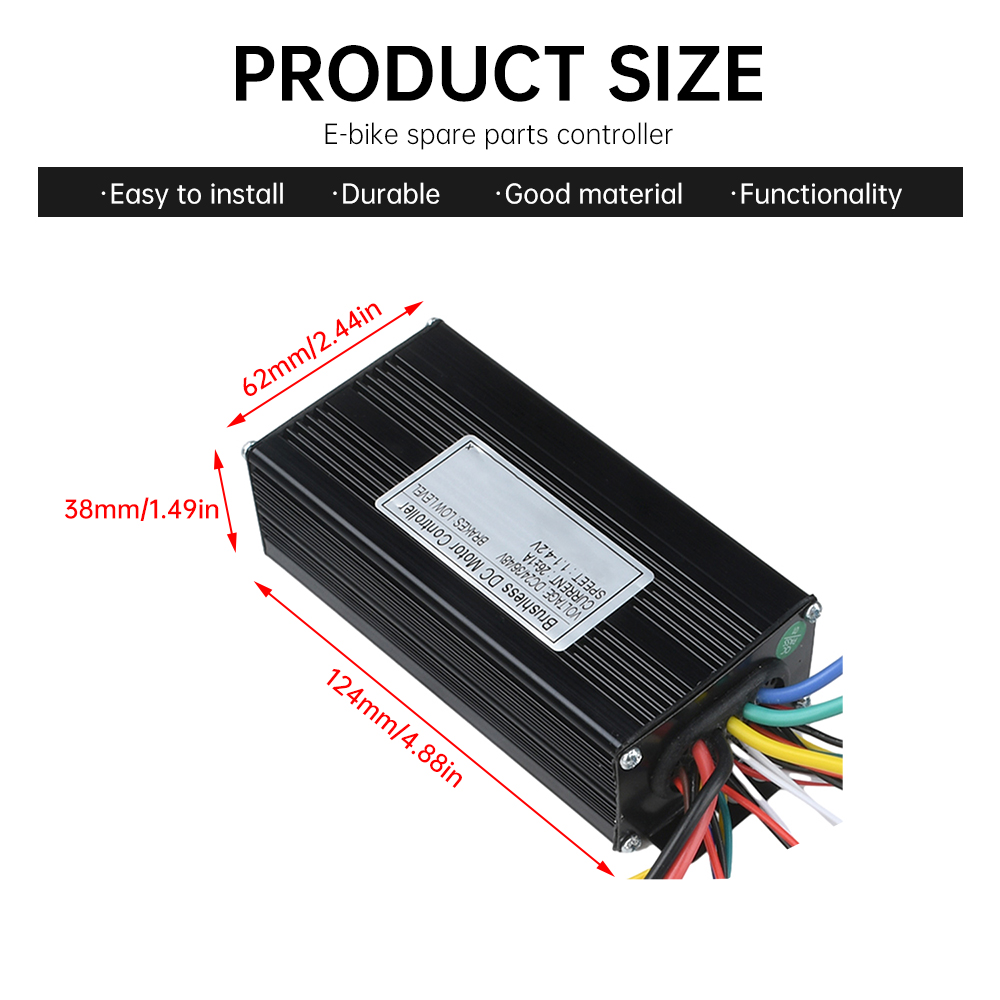 26A 500/750W DC 24V/36/48V E-b - Scooter Parts ulasan dan harga