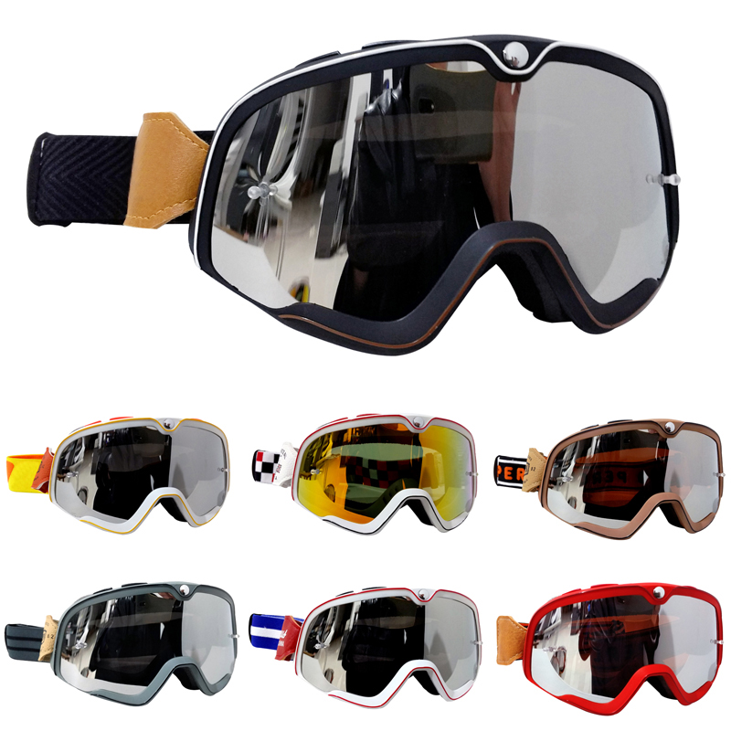 Retro Motocross Goggles MX Off - Off Road Motocross Helmet Goggles Set ulasan dan harga