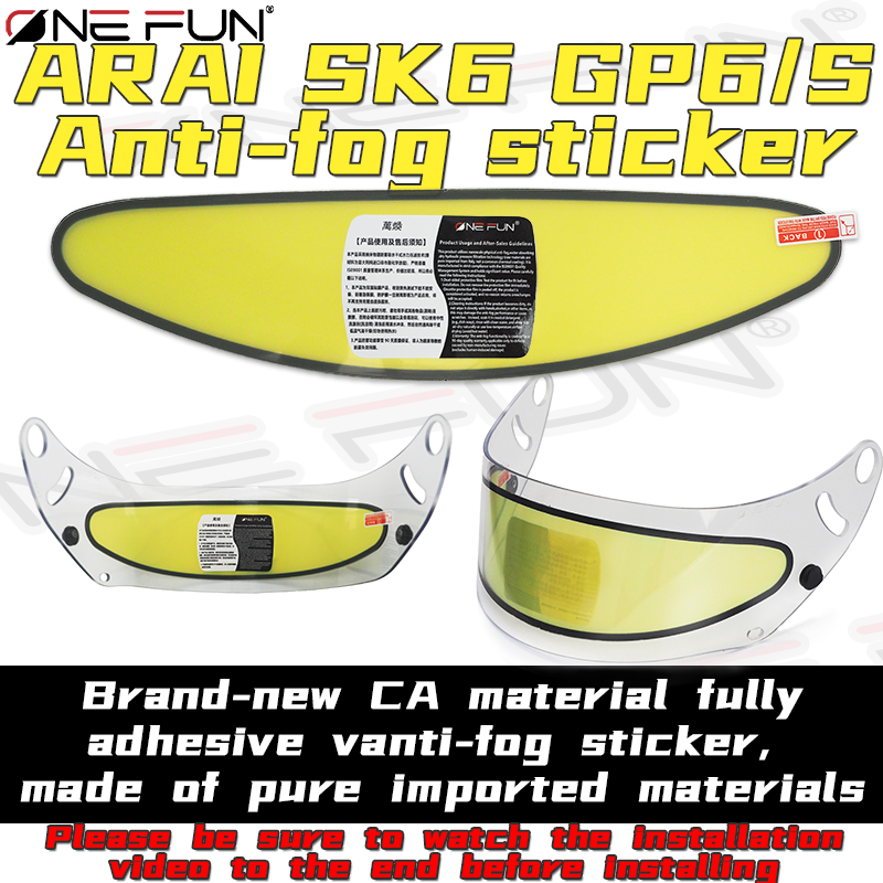 SK6 Anti fog Visor for SK6/GP6 - Motorcycle Helmet Anti Fog Pinlock Shield ulasan dan harga