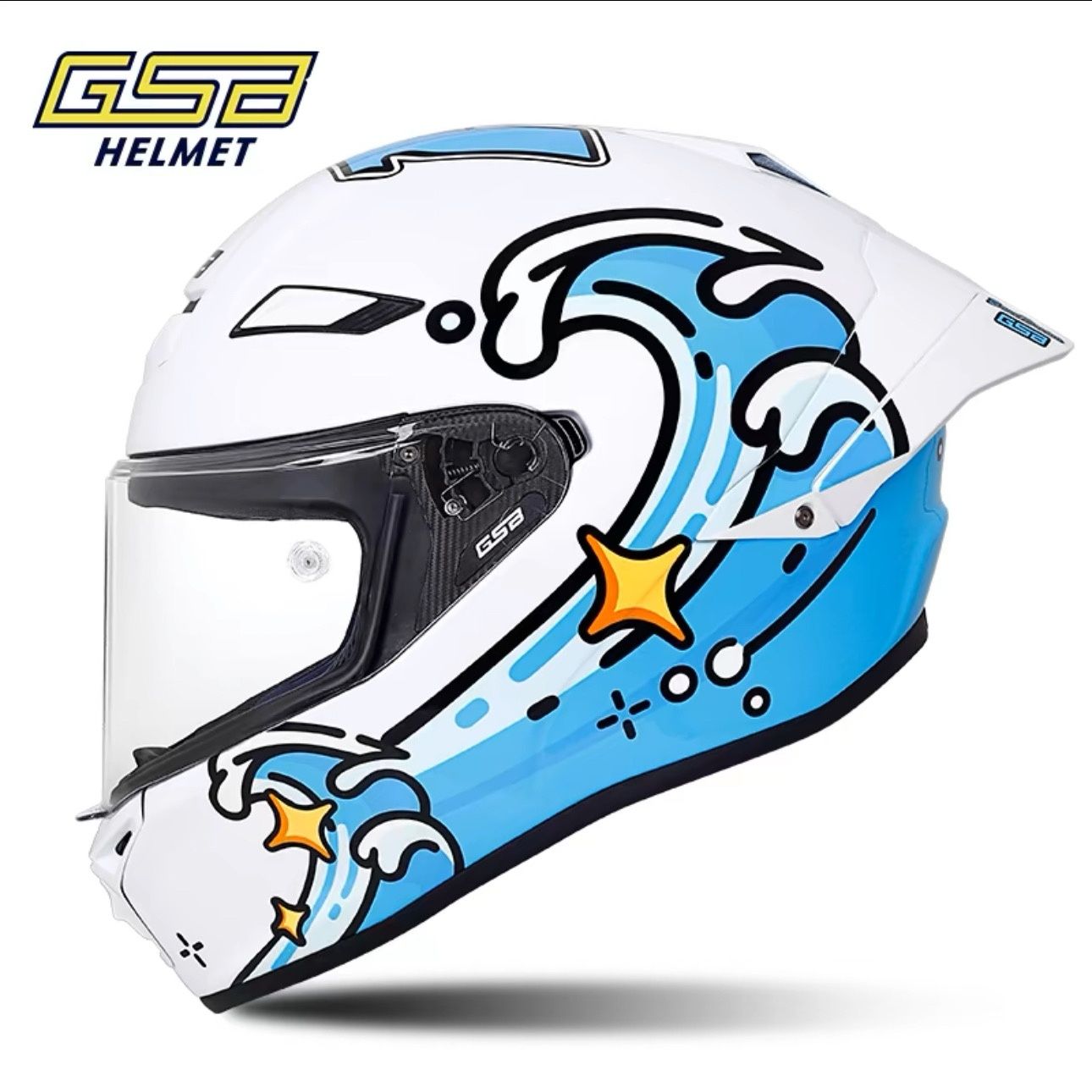 GSB Carbon Fiber Helmet RC5 Mo - Carbon Fiber Lightweight Motorcycle Helmet ulasan dan harga