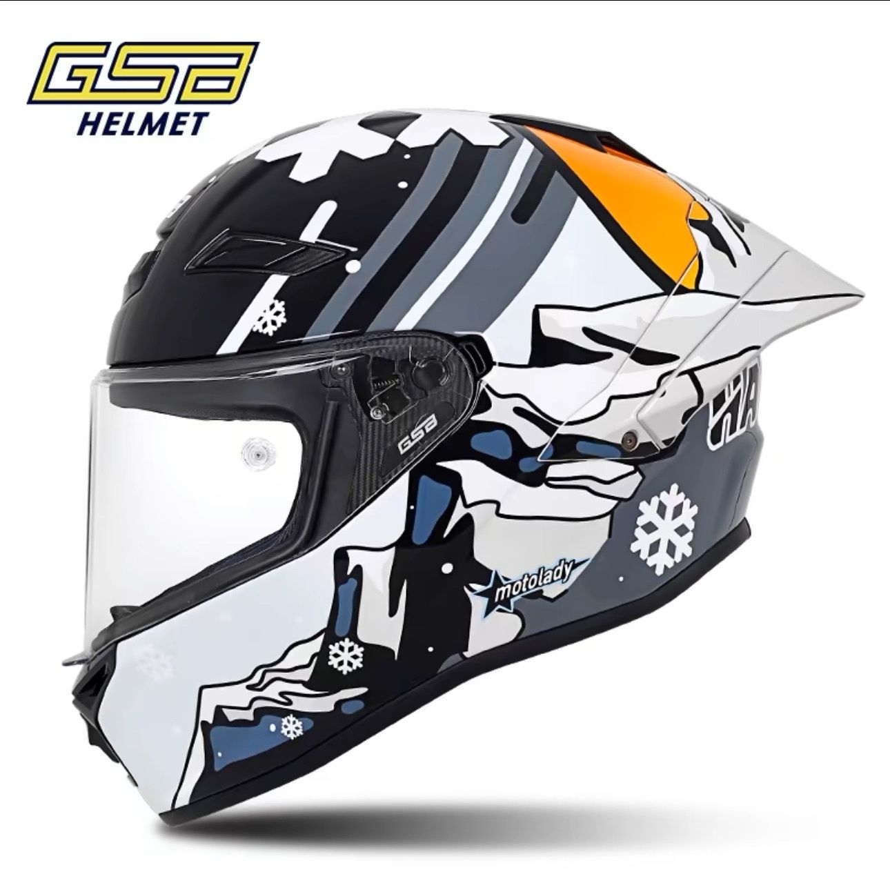 GSB Carbon Fiber Helmet RC5 Mo - Carbon Fiber Lightweight Motorcycle Helmet ulasan dan harga