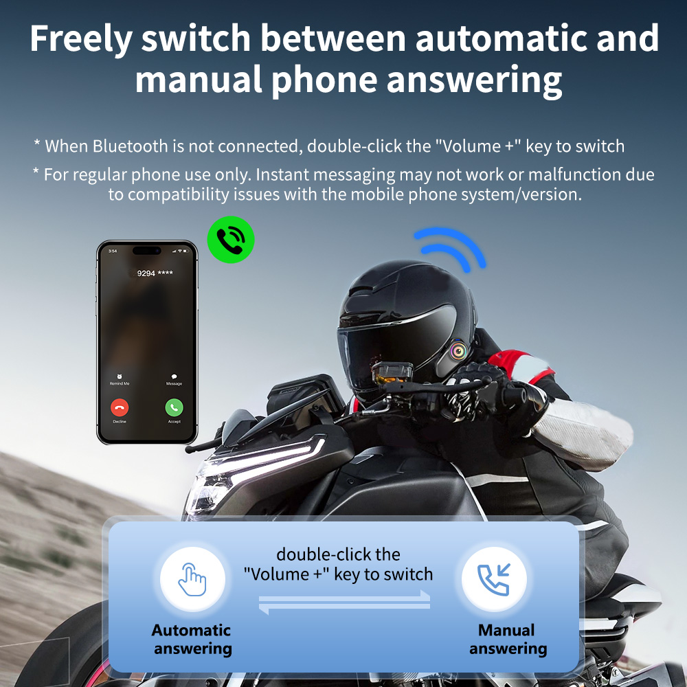 G1 Motorcycle Headset: 2-Perso - Universal Motorcycle Helmet Intercom Headset ulasan dan harga