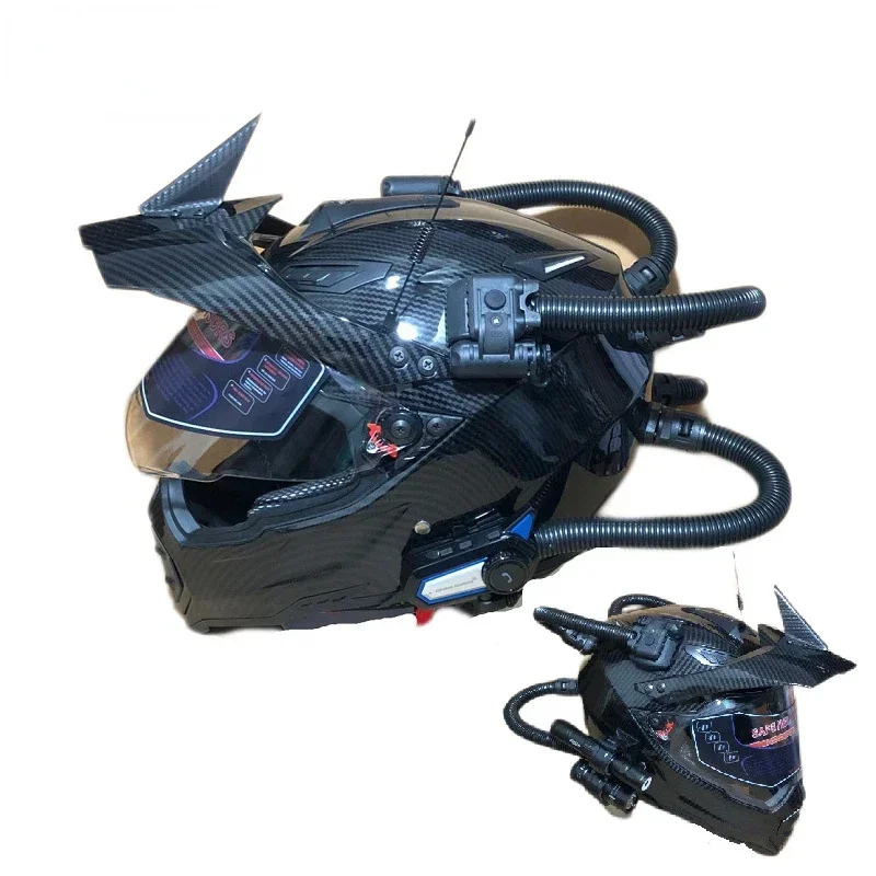 Retro Helmet Motorcycle Off-ro - Full Face Motorcycle Helmet With Bluetooth ulasan dan harga