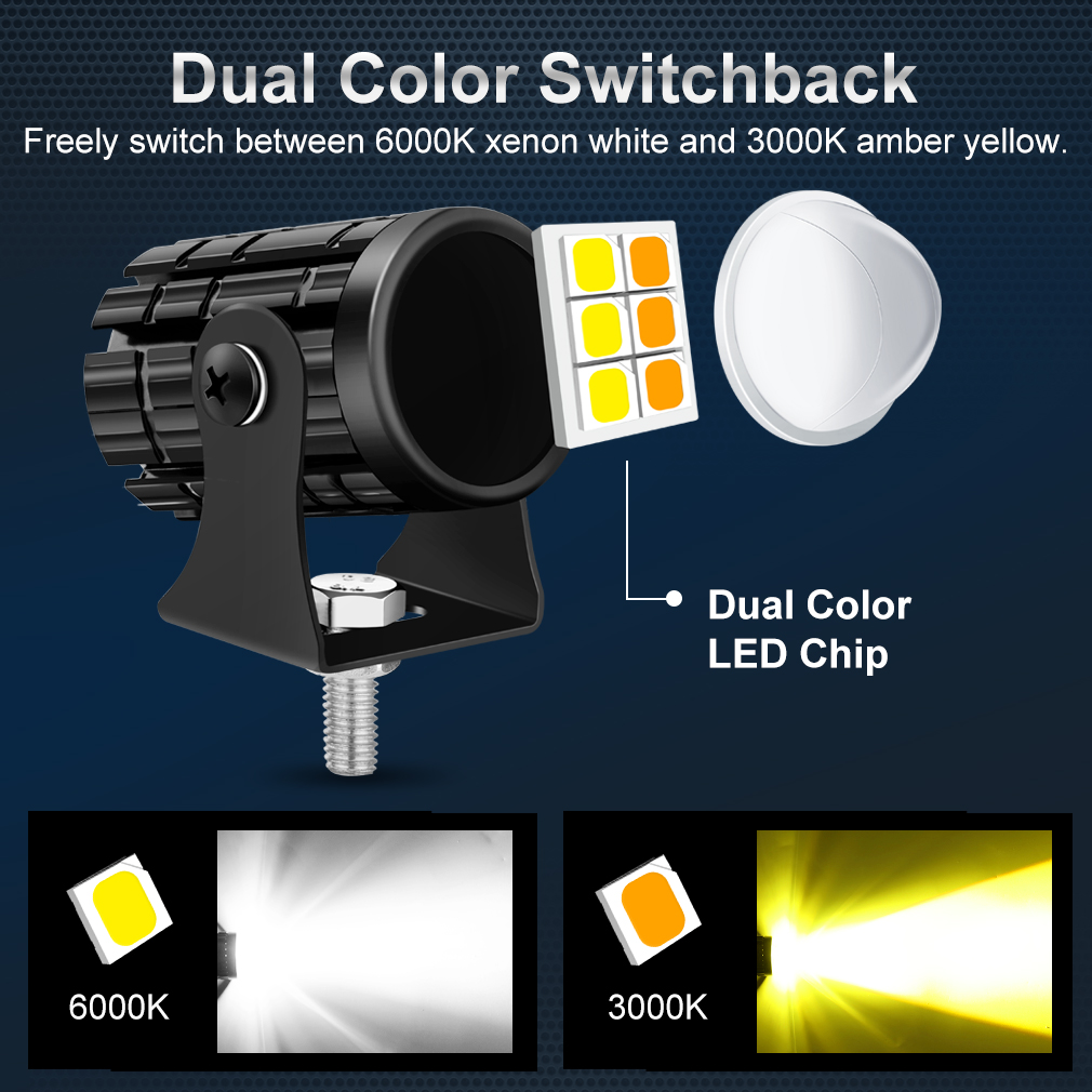 Universal Motorcycle LED Headl - Universal Motorcycle Led Headlight Projector ulasan dan harga